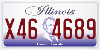 IL license plate X464689