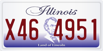 IL license plate X464951