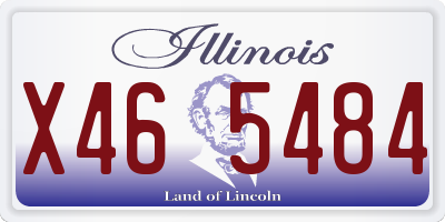 IL license plate X465484