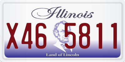 IL license plate X465811