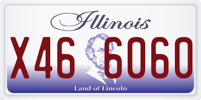 IL license plate X466060