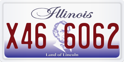 IL license plate X466062