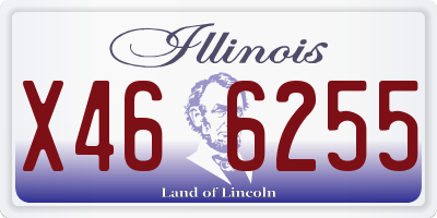 IL license plate X466255