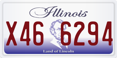 IL license plate X466294