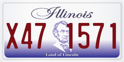 IL license plate X471571