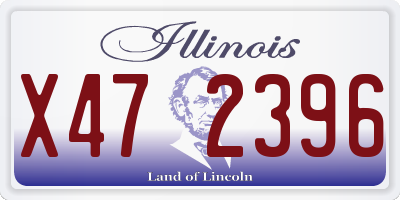 IL license plate X472396