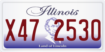 IL license plate X472530
