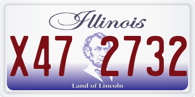 IL license plate X472732