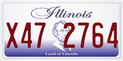 IL license plate X472764