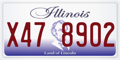 IL license plate X478902