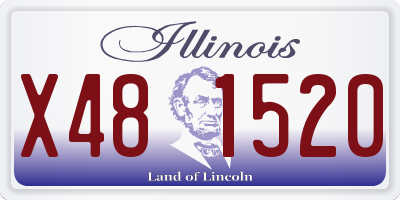 IL license plate X481520