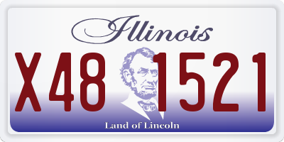 IL license plate X481521