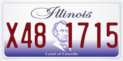 IL license plate X481715