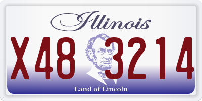 IL license plate X483214