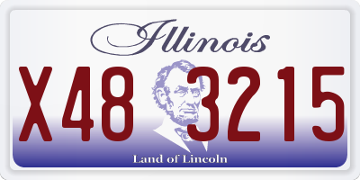 IL license plate X483215