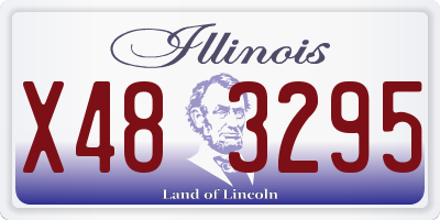 IL license plate X483295