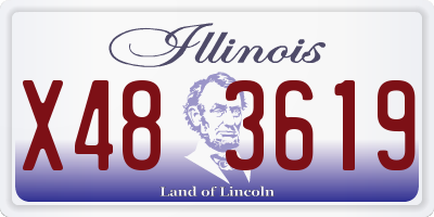 IL license plate X483619