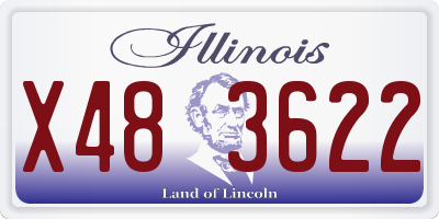 IL license plate X483622