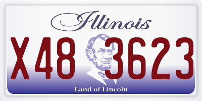 IL license plate X483623