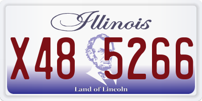 IL license plate X485266