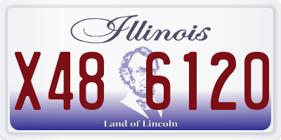 IL license plate X486120
