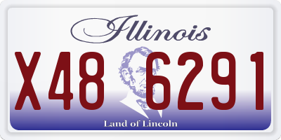 IL license plate X486291