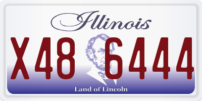 IL license plate X486444