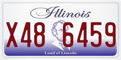 IL license plate X486459