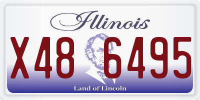 IL license plate X486495