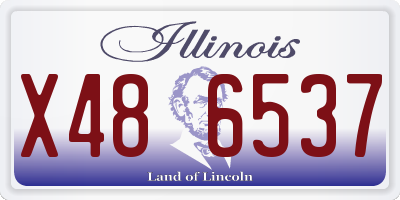 IL license plate X486537