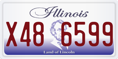 IL license plate X486599
