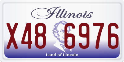 IL license plate X486976