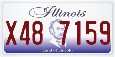 IL license plate X487159