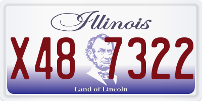 IL license plate X487322