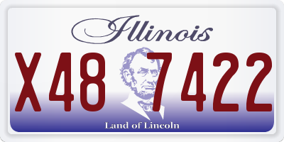IL license plate X487422