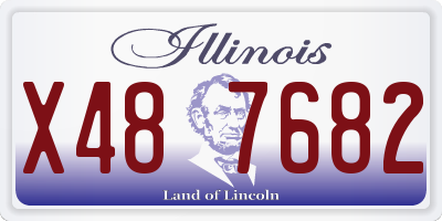 IL license plate X487682