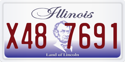 IL license plate X487691