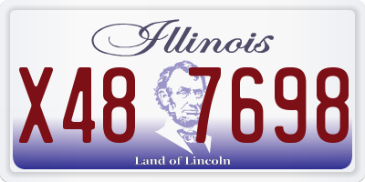 IL license plate X487698