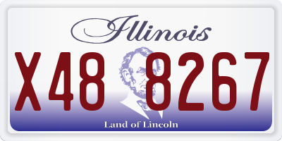 IL license plate X488267