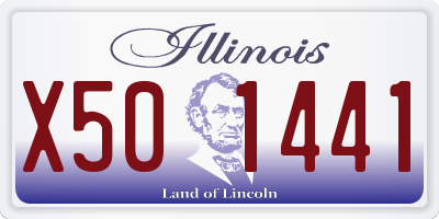 IL license plate X501441