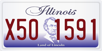 IL license plate X501591