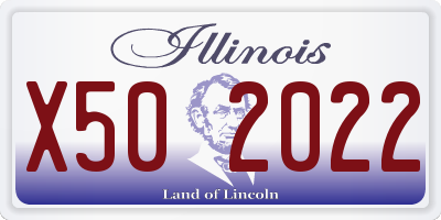 IL license plate X502022
