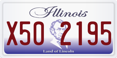 IL license plate X502195