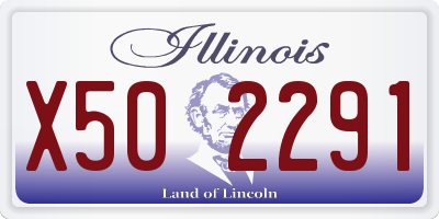 IL license plate X502291