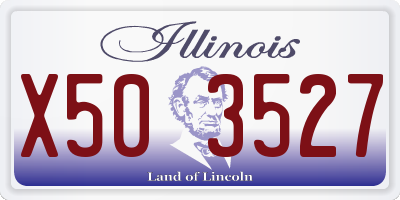 IL license plate X503527