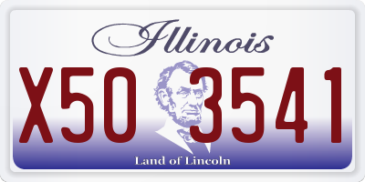 IL license plate X503541