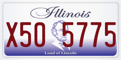 IL license plate X505775