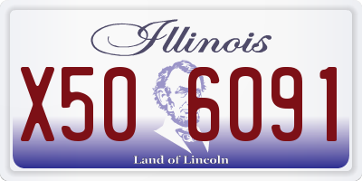 IL license plate X506091