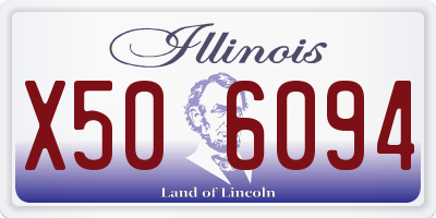 IL license plate X506094