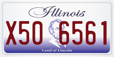 IL license plate X506561
